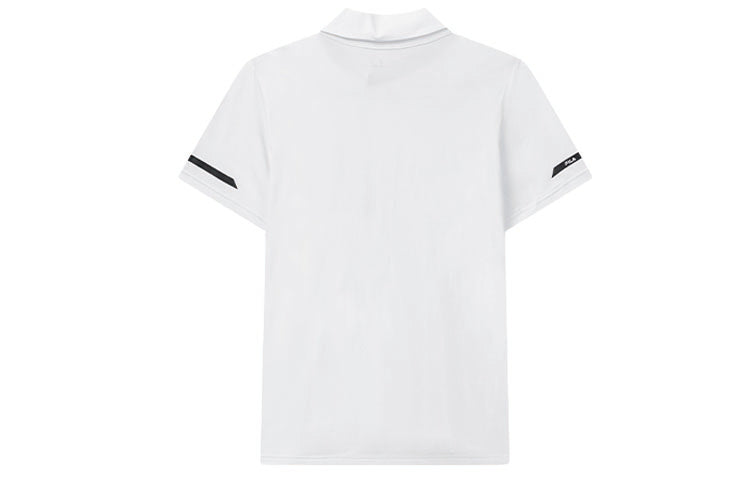 FILA Athletics Logo Printing Short Sleeve Polo Shirt White F61M024106F-WT