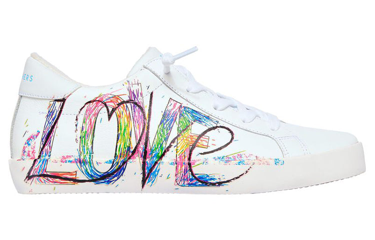 (WMNS) Skechers Diamond Starz 'White Red Yellow' 155528-WHT