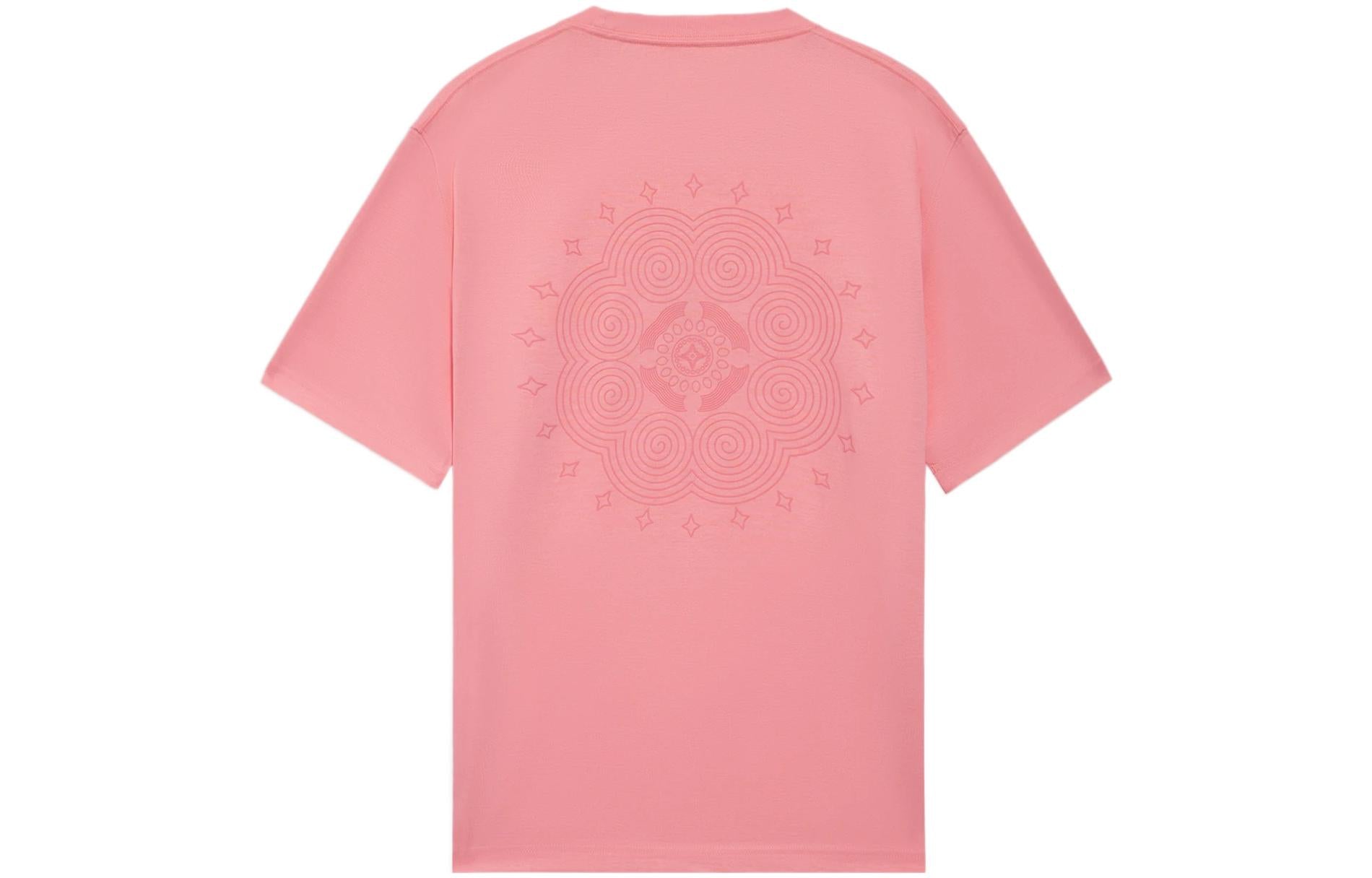 Li-Ning Embroidered Totem Graphic T-shirt 'Pink' AHSS098-6