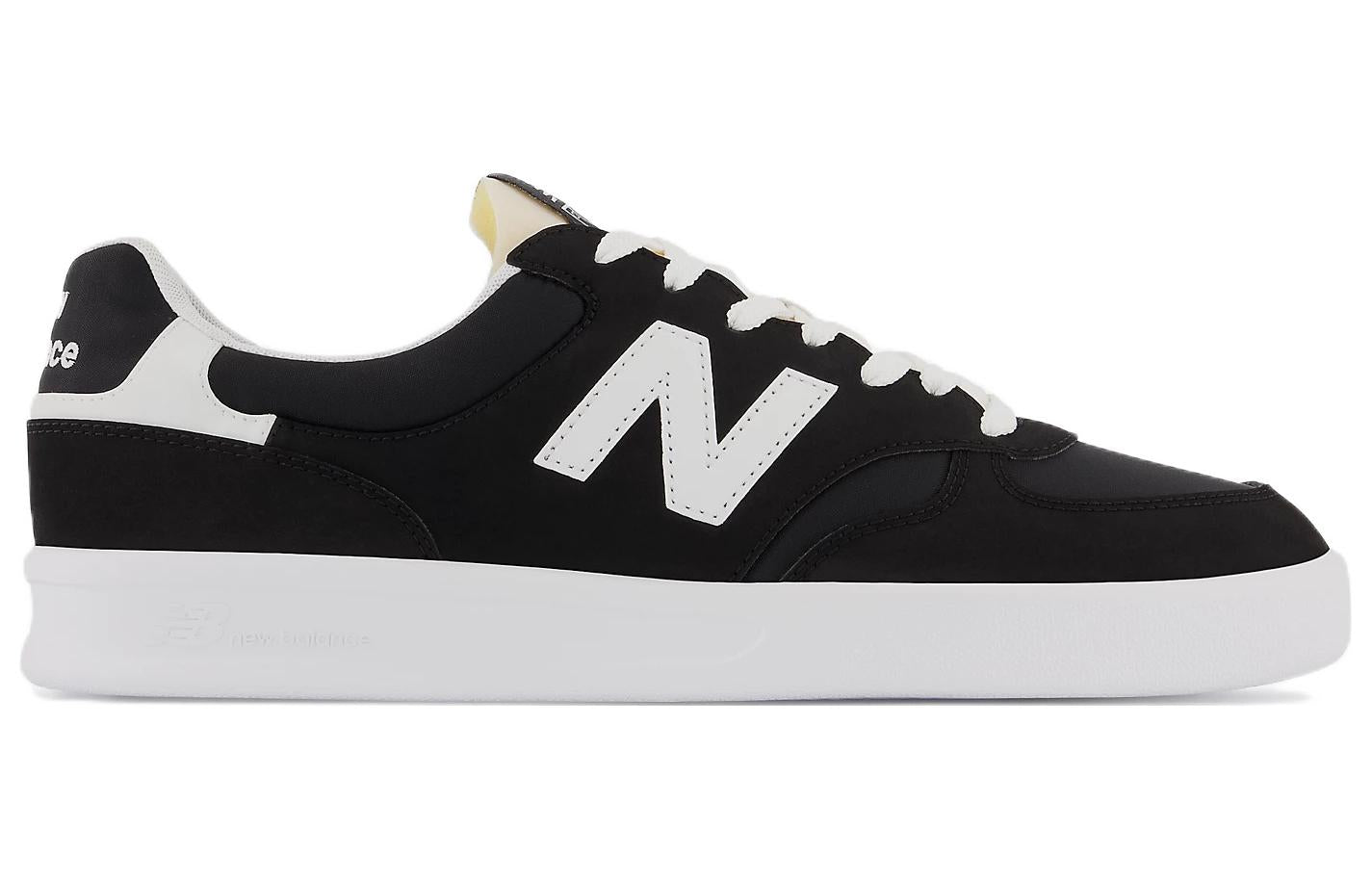 New Balance 300 Series Low Top Casual Skate Shoes Unisex Black White CT300BW3