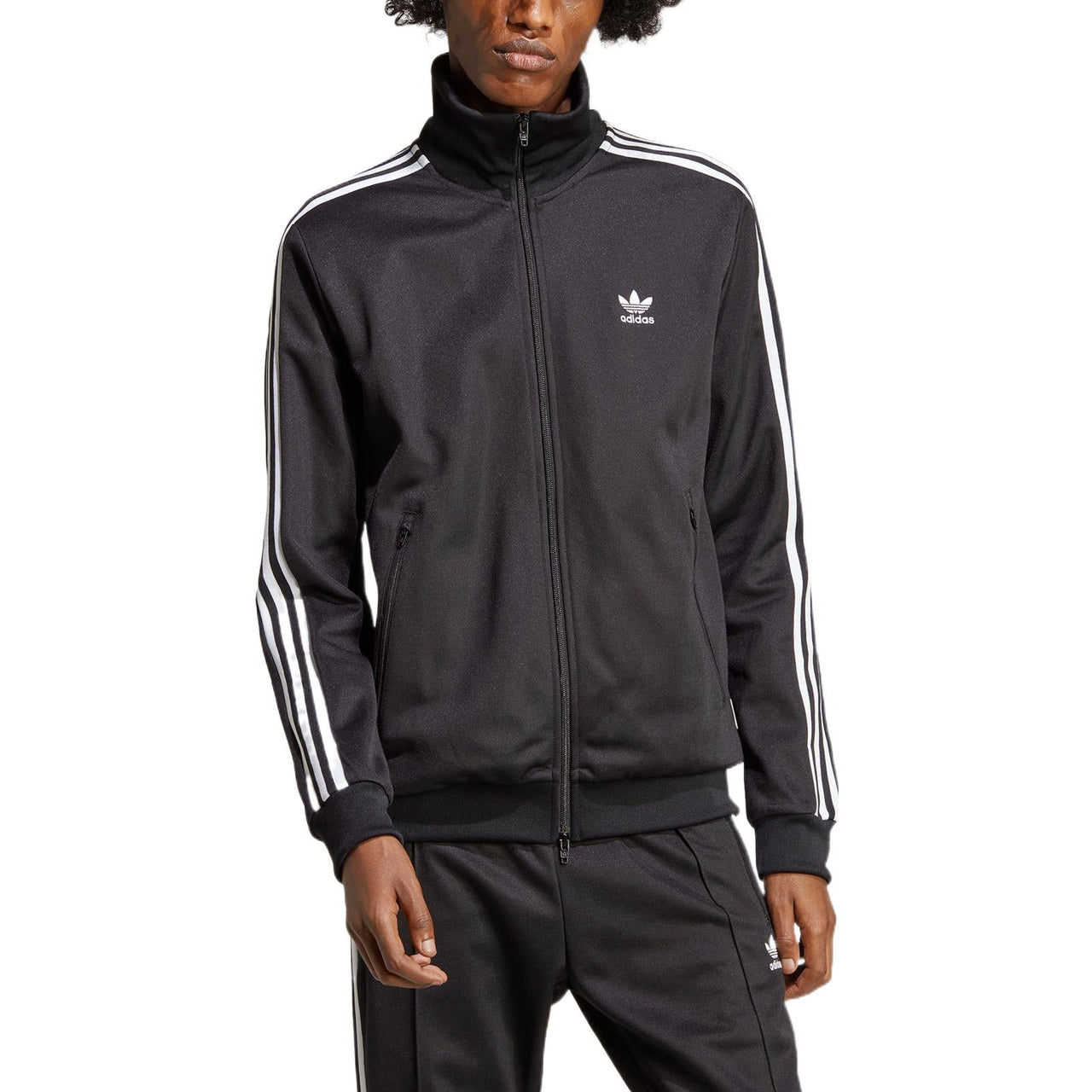 adidas originals Adicolor Classics Beckenbauer Track Jacket Asia Sizing 'Black' IA4778