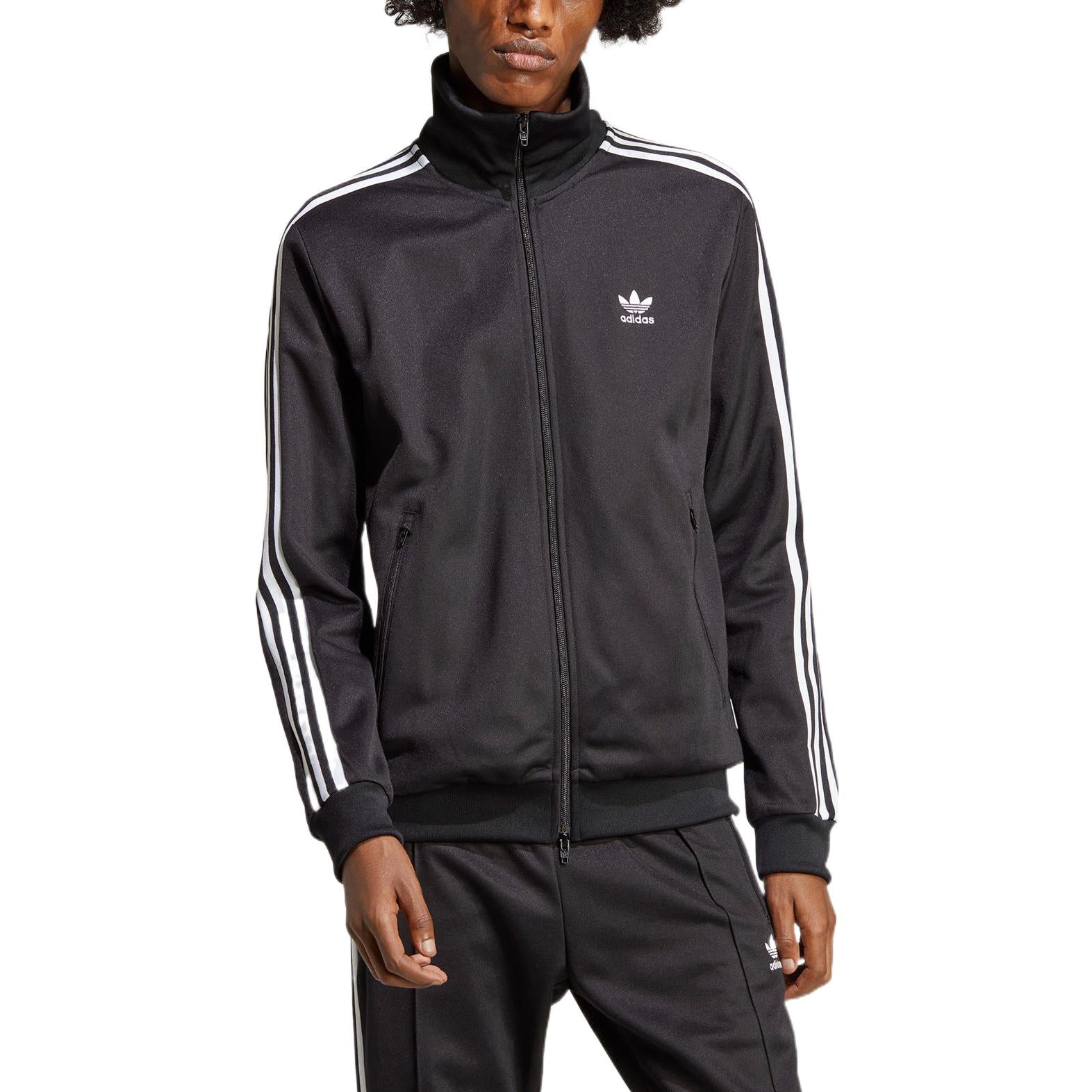 adidas originals Adicolor Classics Beckenbauer Track Jacket Asia Sizing 'Black' IA4778