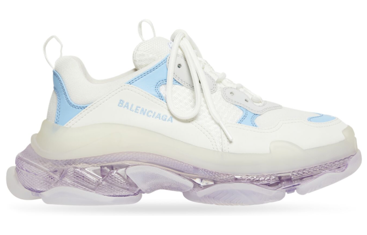 (WMNS) Balenciaga Triple S 'Clear Sole - Light Blue Purple' 544351W2GA39944