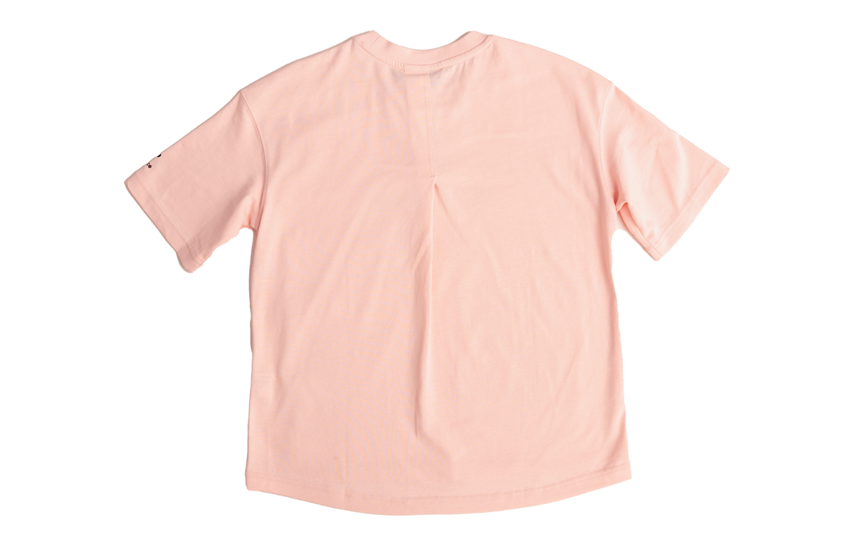 (WMNS) New Balance daisy Printing Loose Short Sleeve Pink Red NEA38012-DPK