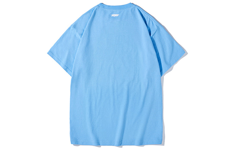 PJ's Vigor Pattern Printing Short Sleeve Unisex Blue 20SSTS1027-P