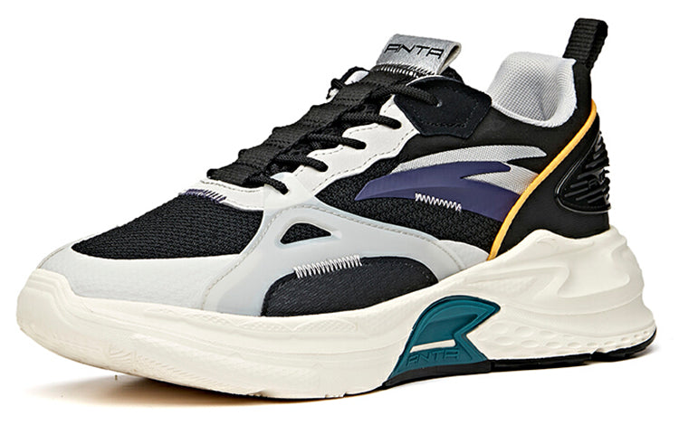 ANTA Mix Casual Sneakers 'Black White' 112118812-3