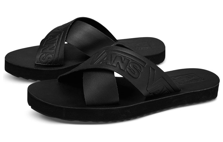 Vans Cross Strap Black Slippers VN0A4U1ZXX8