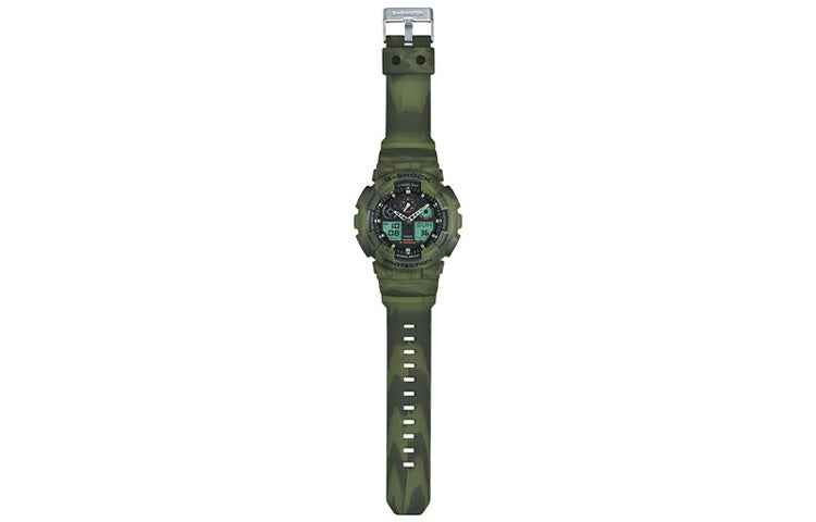 CASIO G-Shock Analog-Digital 'Green' GA-100MM-3A