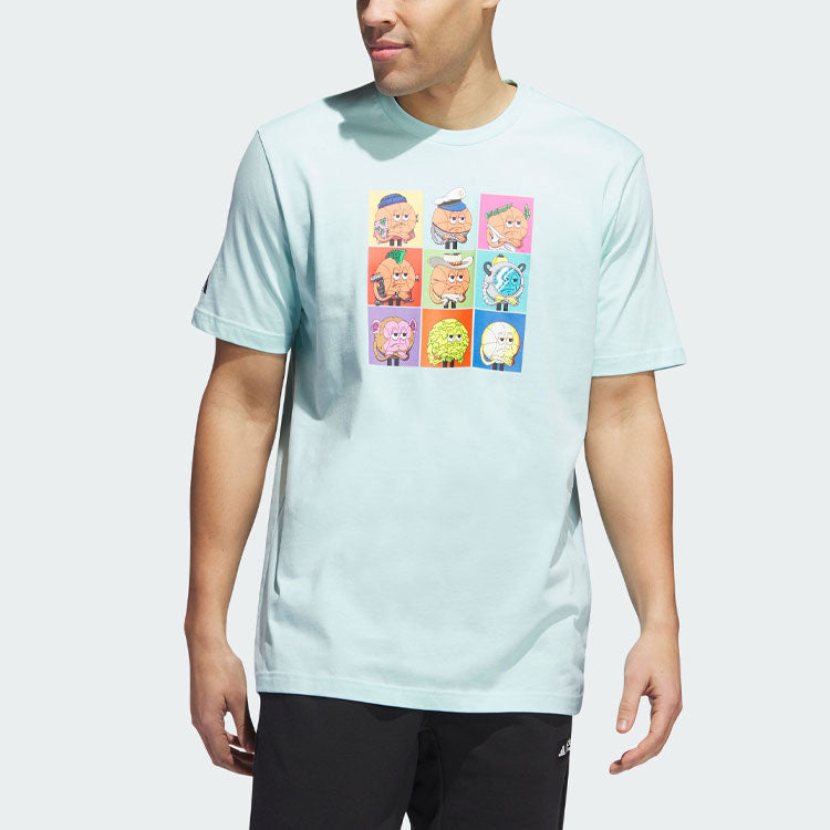 adidas Metaverse Lil' Stripe PFP Tee 'Turquoise' IM4612