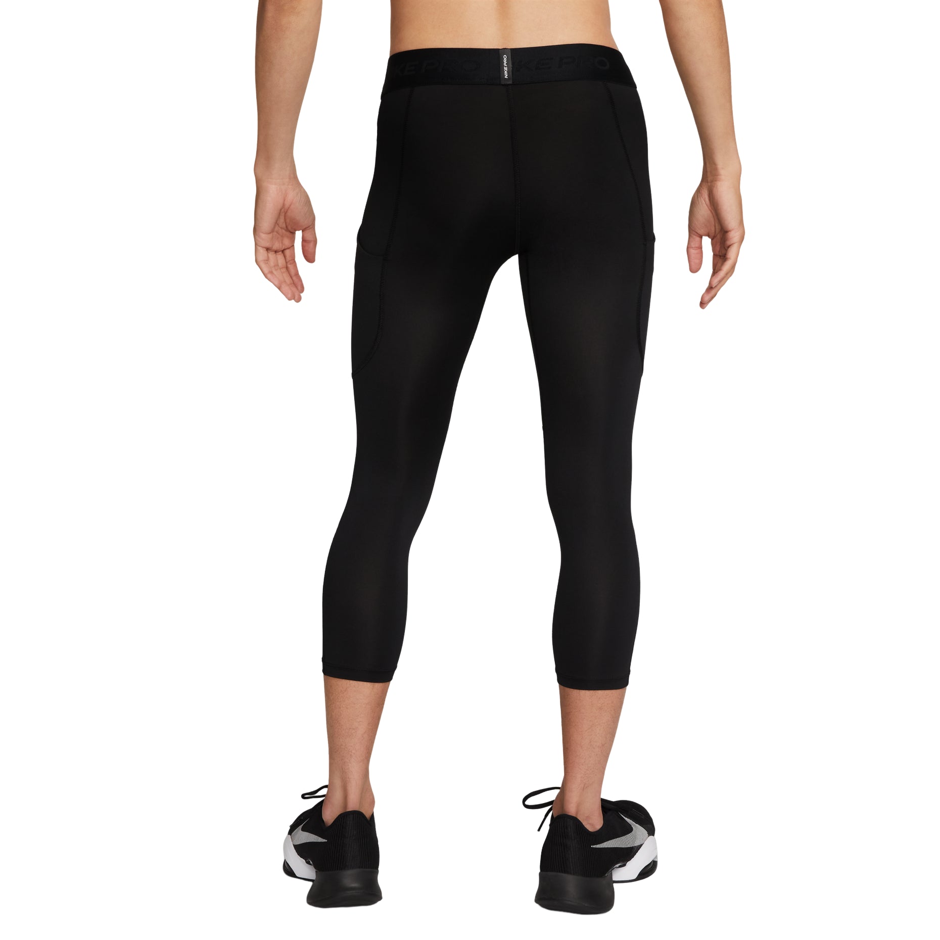 Nike Pro Dri-FIT 3/4-Length Fitness Tights 'Black' FB7951-010
