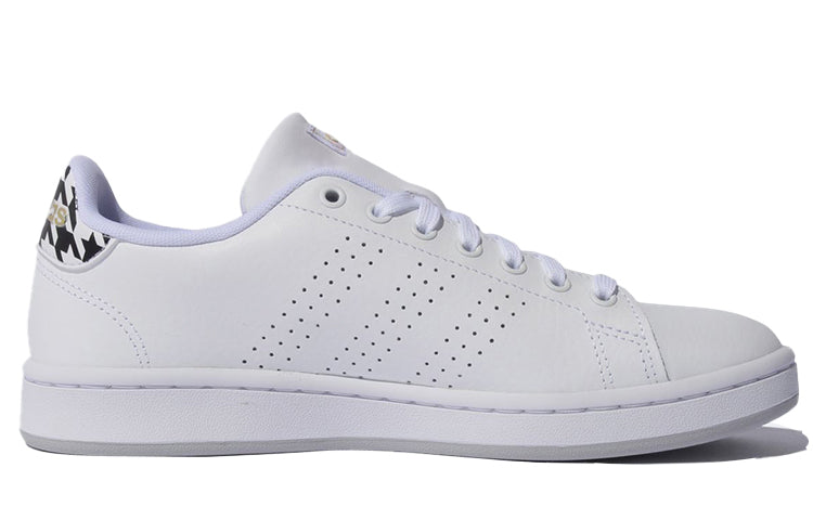 (WMNS) adidas Advantage 'White Houndstooth' FY3973