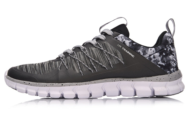 (WMNS) Li-Ning 24H Low Training Shoes 'Black Grey' AFHM042-2