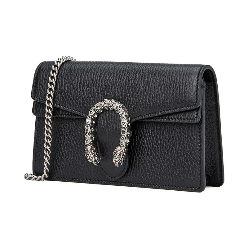 (WMNS) Gucci Dionysus Mini-Sized Single-Shoulder Bag 'Black' 476432-CAOGN-8176