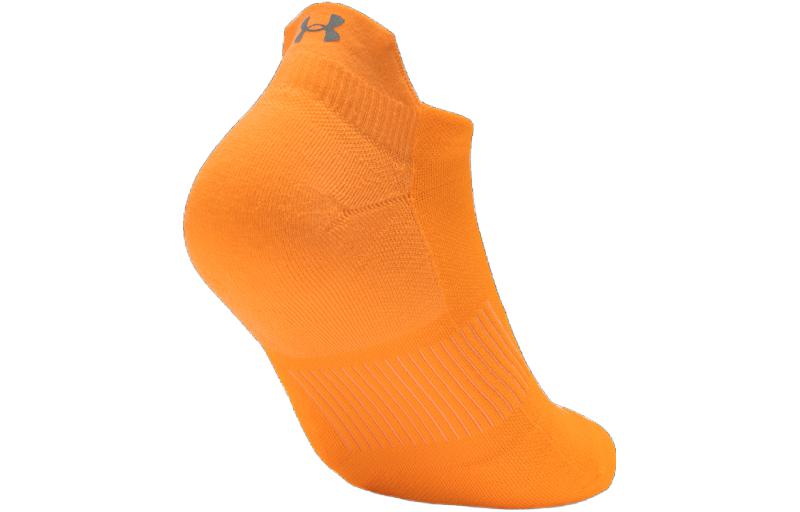 Under Armour Dry No Show Running Socks 'Orange' 1361164-814
