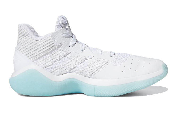 (GS) adidas Harden Stepback J 'White Blue' FV2198