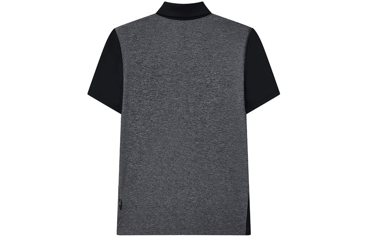 FILA SS21 Colorblock Breathable Athleisure Casual Sports Short Sleeve polo Black A11M135173F-ZA