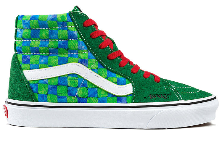 Vans Awake NY x SK8-HI 'Green Checkerboard' VN0A5HXV7BS