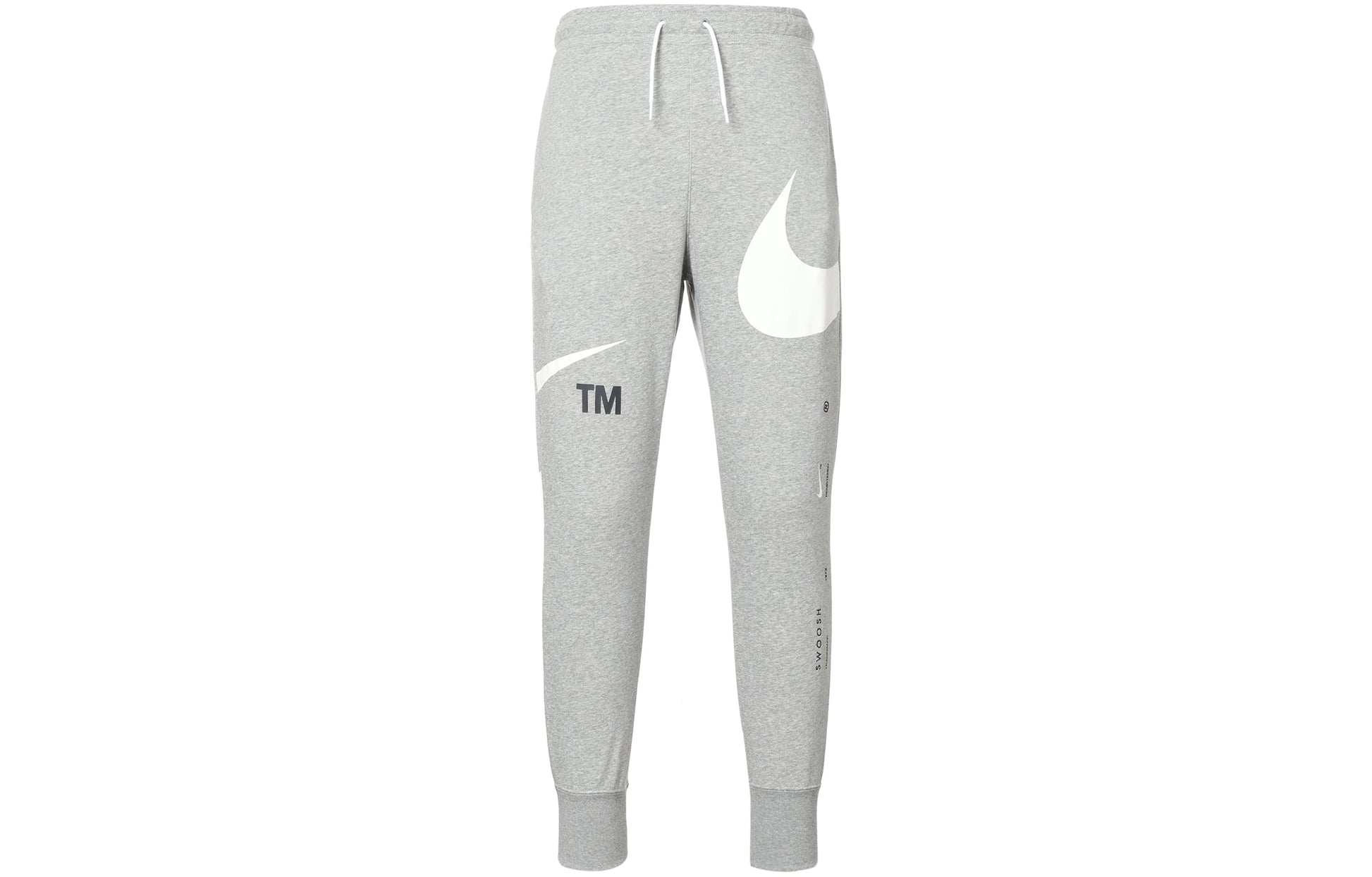 Men's Nike Large Logo Lacing Knit Bundle Feet Sports Pants/Trousers/Joggers Autumn Light Grey DD6092-063