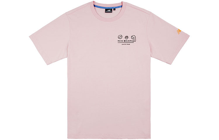 (WMNS) New Balance x ZERO PER ZERO Crossover Limited Cartoon Character Short Sleeve Pink NEA3V993-PK