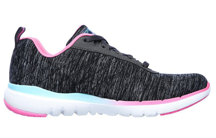 (WMNS) Skechers Flex Appeal 3.0 Low-Top Gray/Pink 149008-BKMT