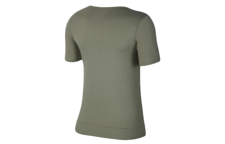 (WMNS) Nike Training Running Short Sleeve Green BQ9552-371