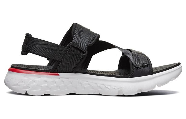 (WMNS) Skechers Shoes 'Black Red' 14368-BKRD