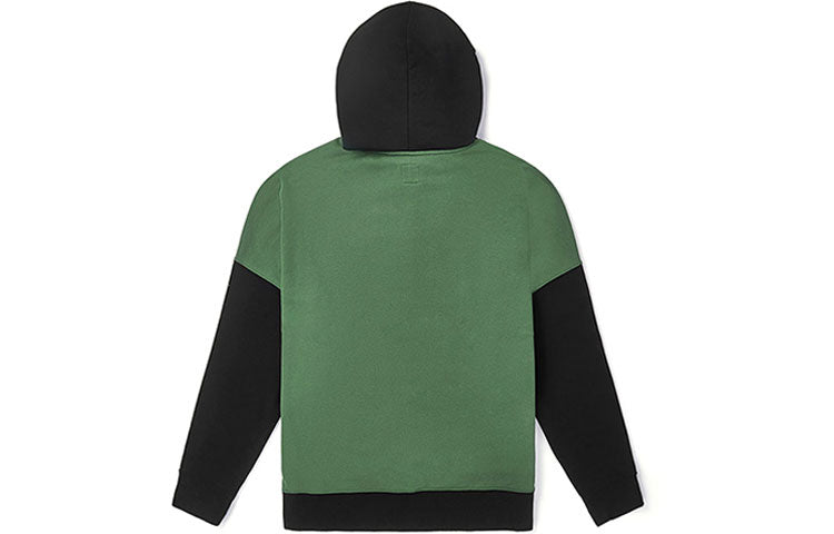 Vans Heritage Pack hooded Contrasting Colors Pullover Couple Style Green VN0A4RBIEEI