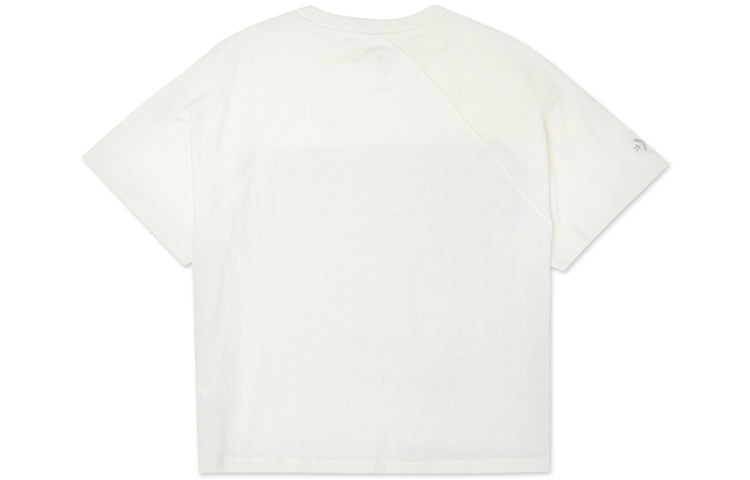 Converse Shapes Triangle Raglan Graphic T-Shirt Asia Sizing 'Egret' 10021717-A02