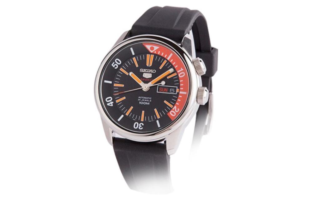 Men's SEIKO No. 5 Watch Automatic Mechanical waterproof Watch Black SRPB31J1