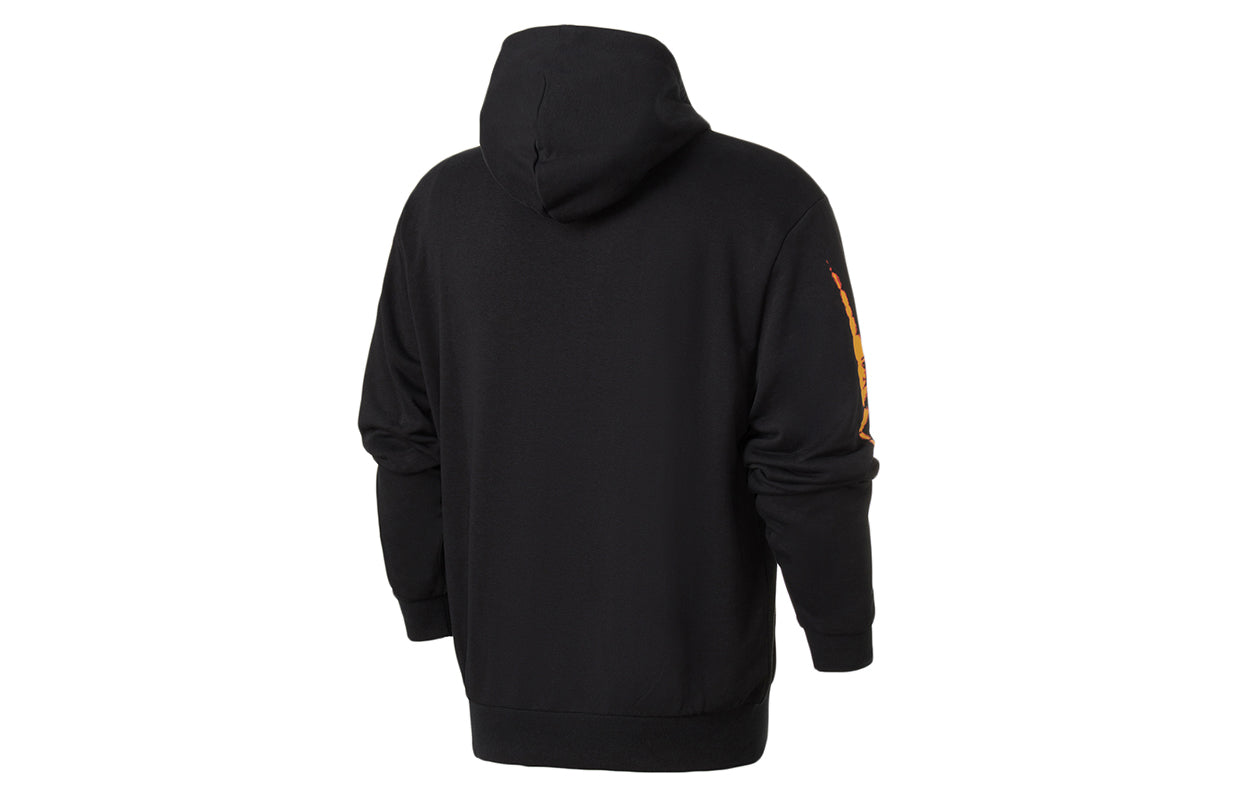PUMA Tie Dye Hoodie 'Black White Orange' 598504-01