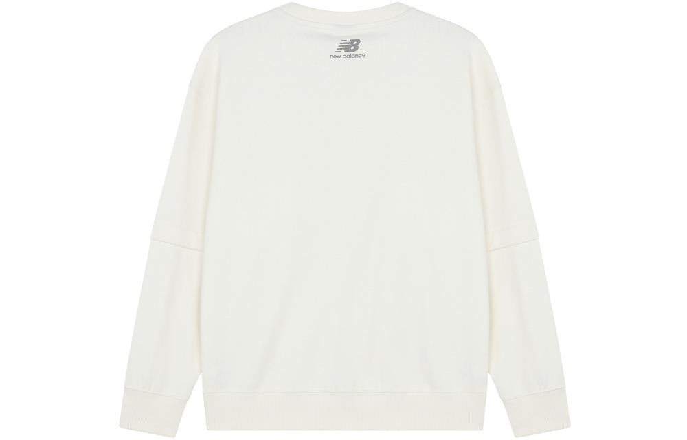 New Balance Casual Lifestyle Sweatshirt Asia Sizing 'White' AMT21369-IV