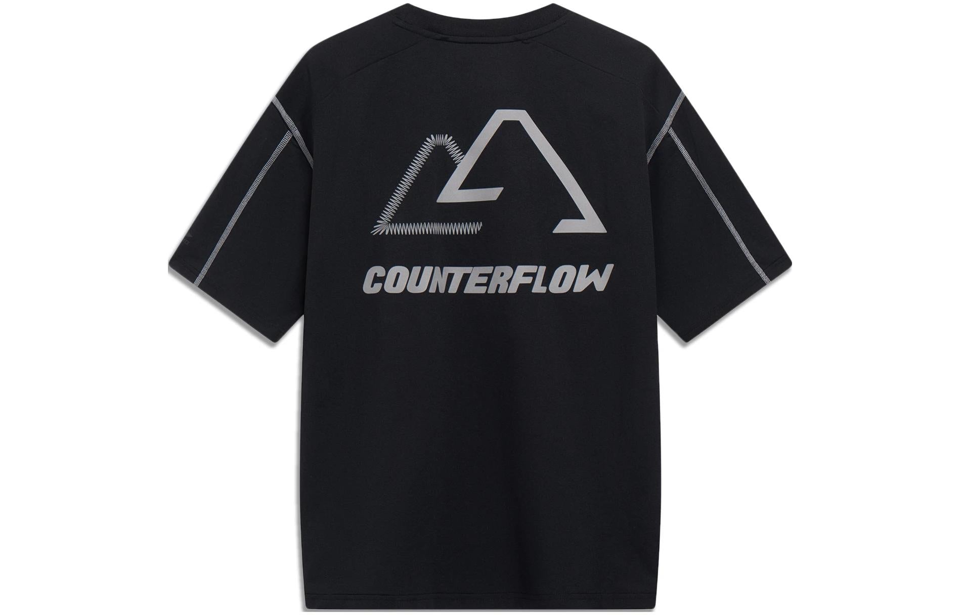 Li-Ning Counterflow Graphic T-shirt 'Black' AHST541-2
