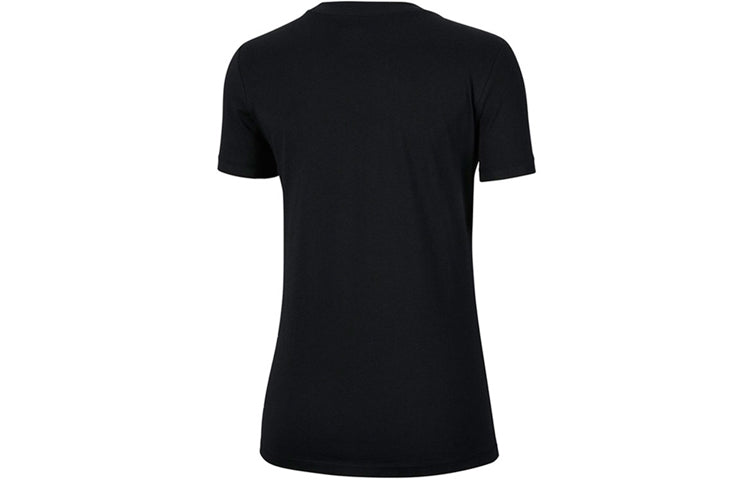 (WMNS) Nike Sportswear Athleisure Casual Sports Short Sleeve 'Black' CV8013-010