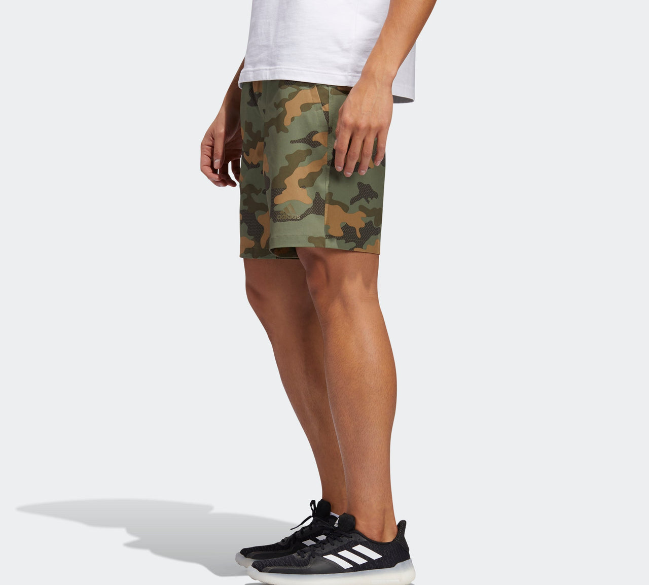 adidas M Short Camo Camouflage Woven Sports Shorts Green FT2805
