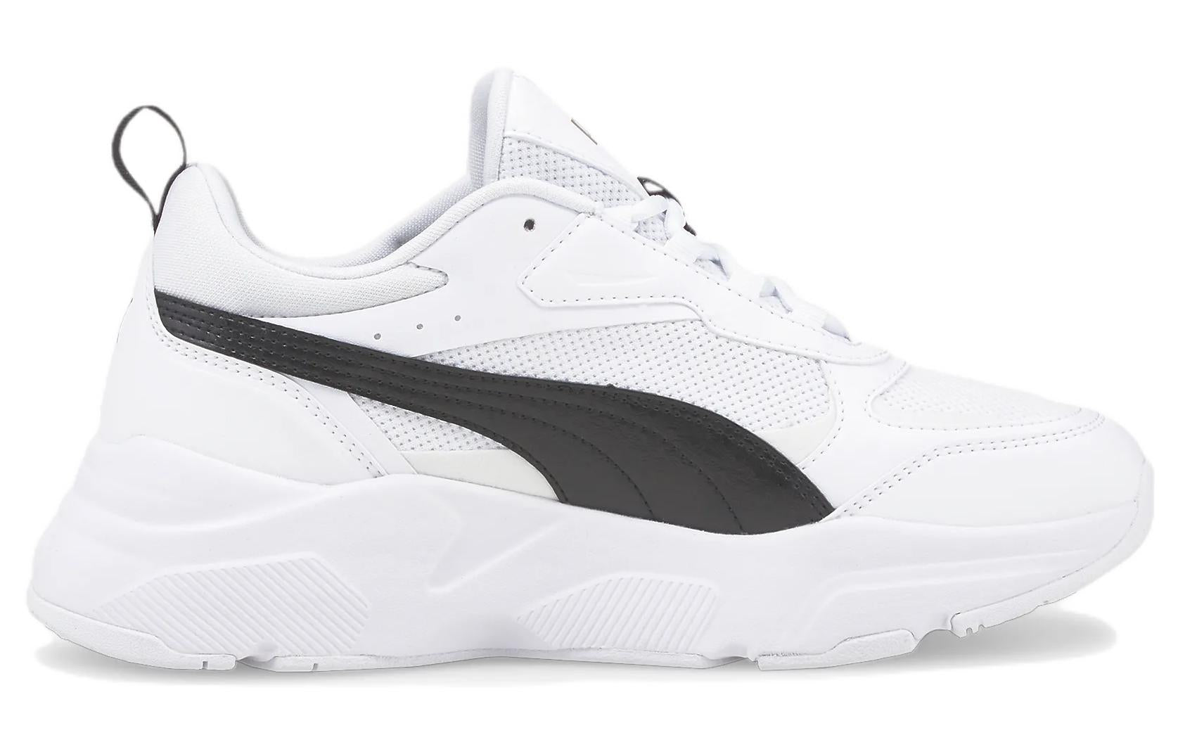 (WMNS) PUMA Cassia 'White Team Gold 'White Black' 384647-03