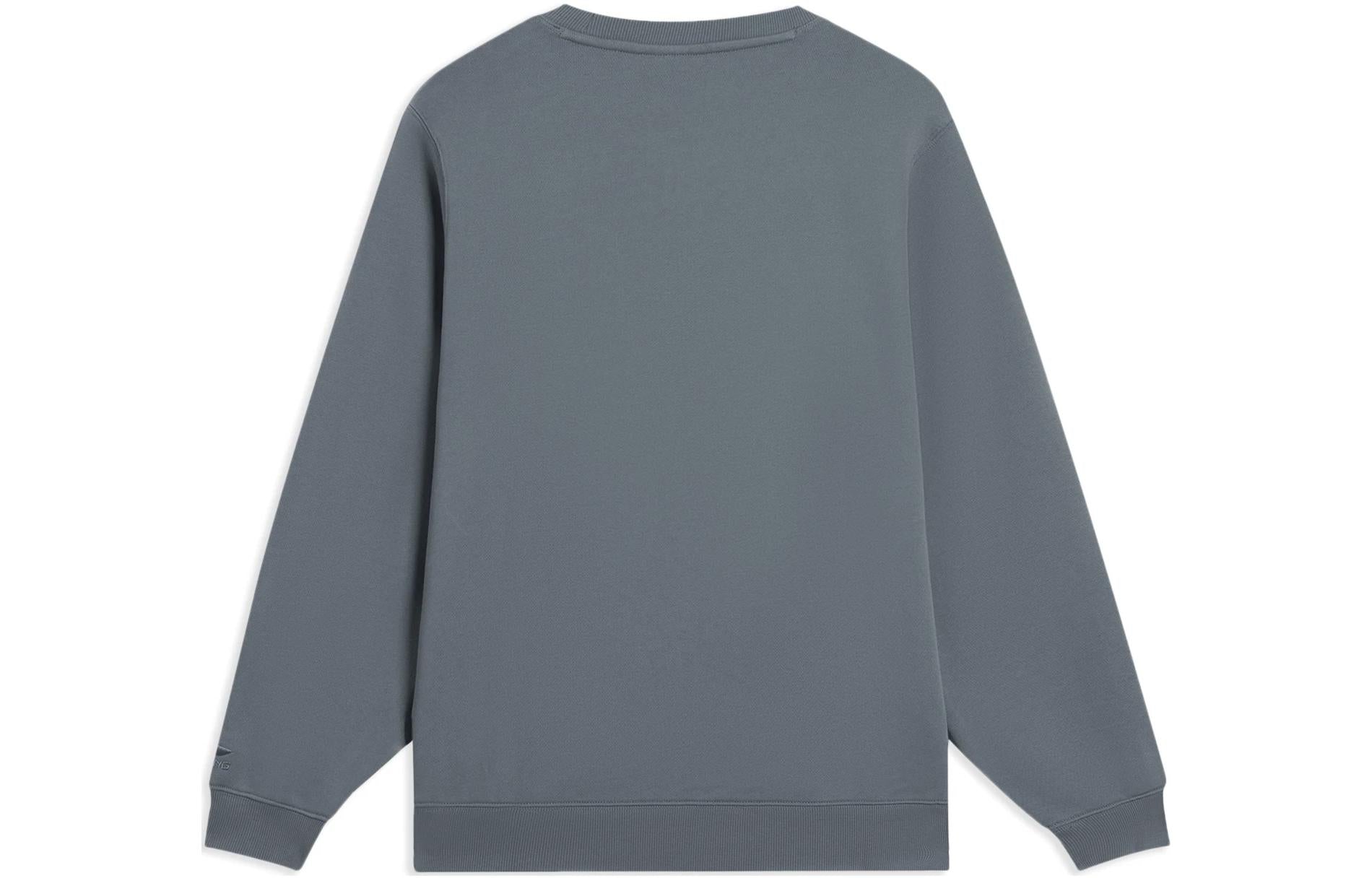 Li-Ning Label Logo Sweatshirt 'Grey' AWDSB13-9