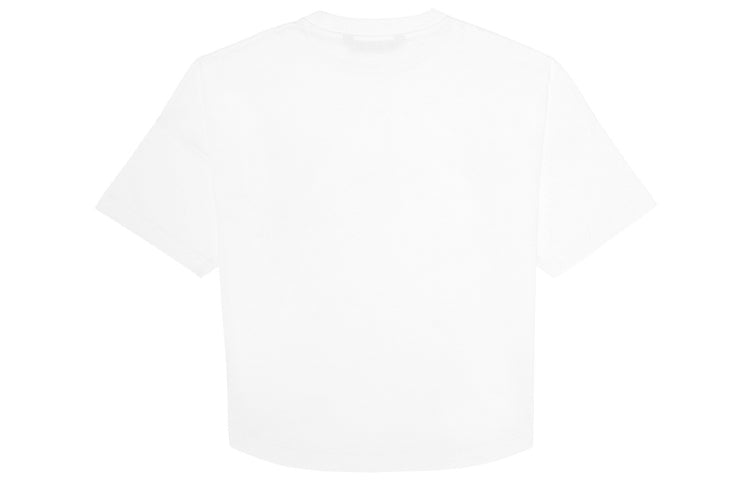 Men's PALM ANGELS Alphabet Logo Printing Short Sleeve White PMAA002R204130010210
