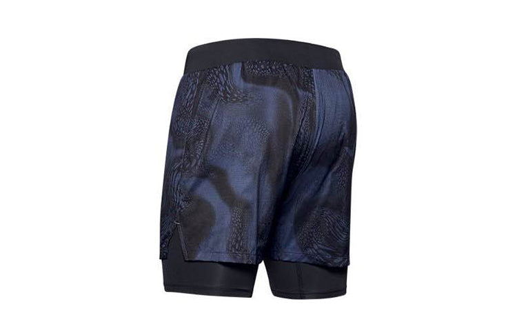 Under Armour Qualifier SpeedPocket 2-in-1 Shorts 'Legend Ink' 1353162-497