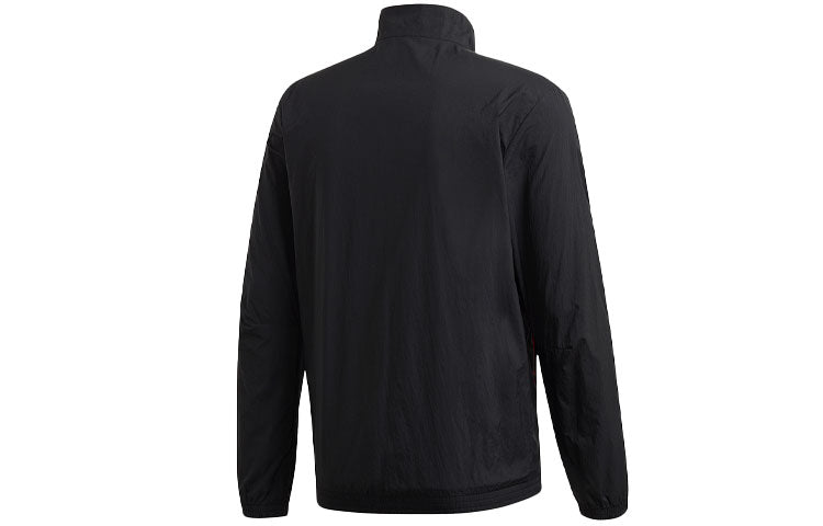 adidas Woven Sports Stand-up Collar Jacket Men's Black FL3902