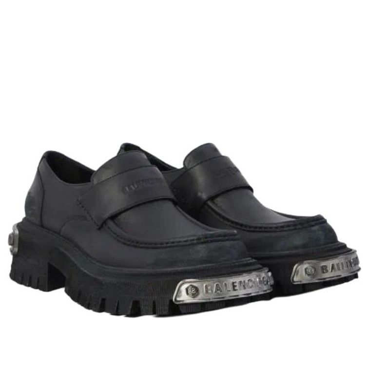 Balenciaga Tractor Loafer 'Black' 825735WBSA81010