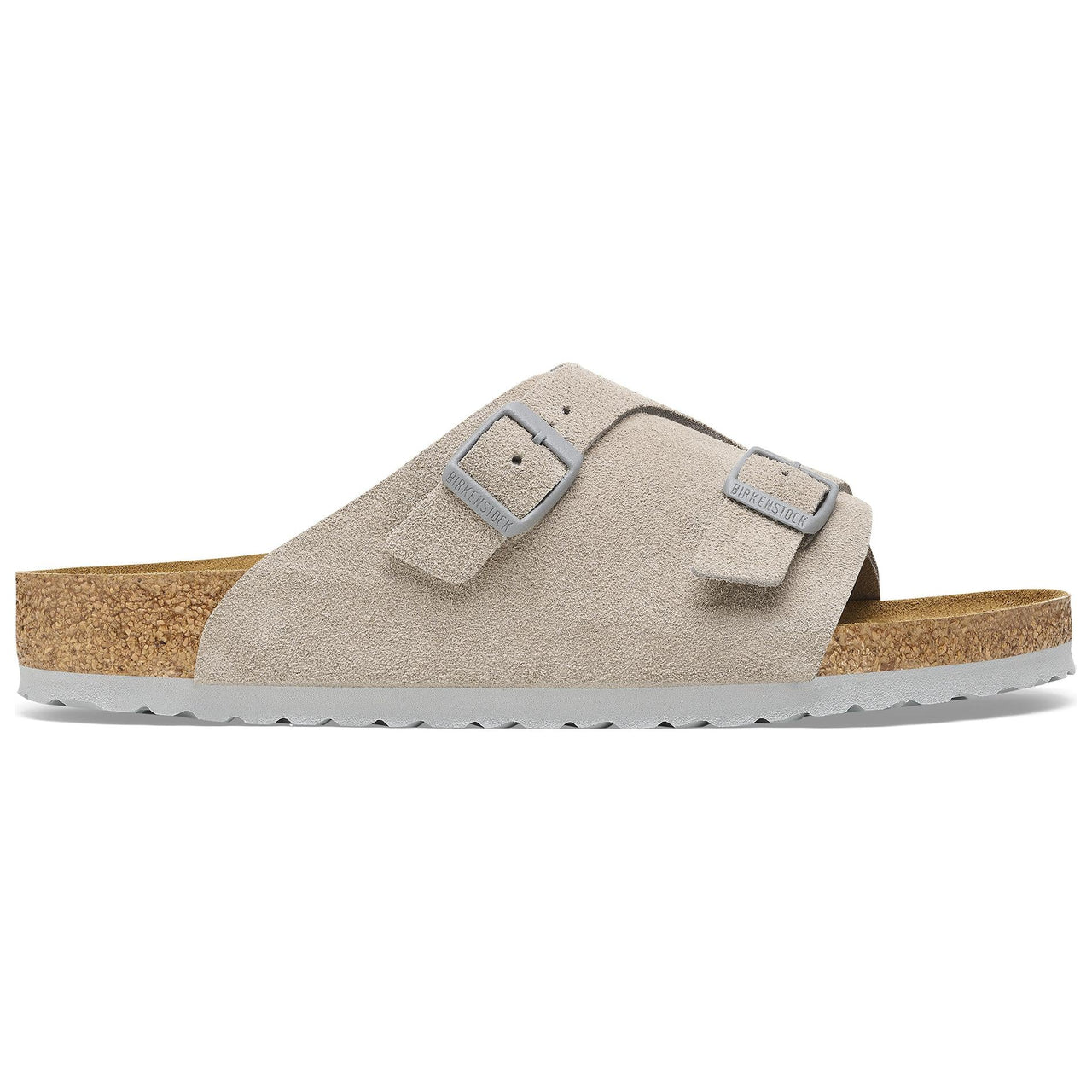 Birkenstock Zrich Suede Leather Narrow Fit Sandals 'Stone Coin' 1027659