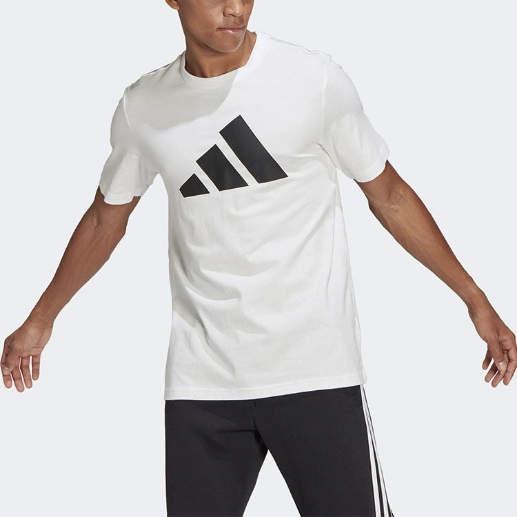 adidas Casual Sports Round Neck Alphabet Printing Short Sleeve White GP9506
