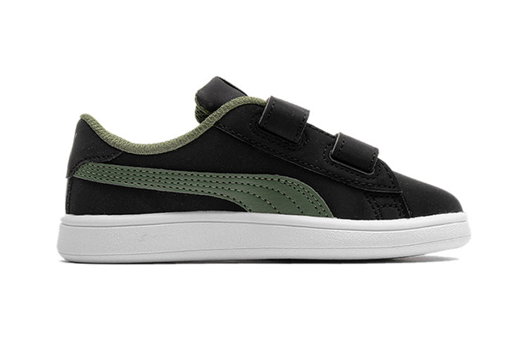 (PS) PUMA Smash V2 Buck V Ps Leisure Board Shoes Black/Green 365183-11