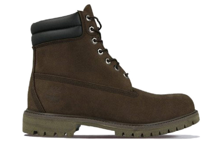 Timberland 6 Inch Double Collar Boots 'Dark Chocolate Nubuck' 73543
