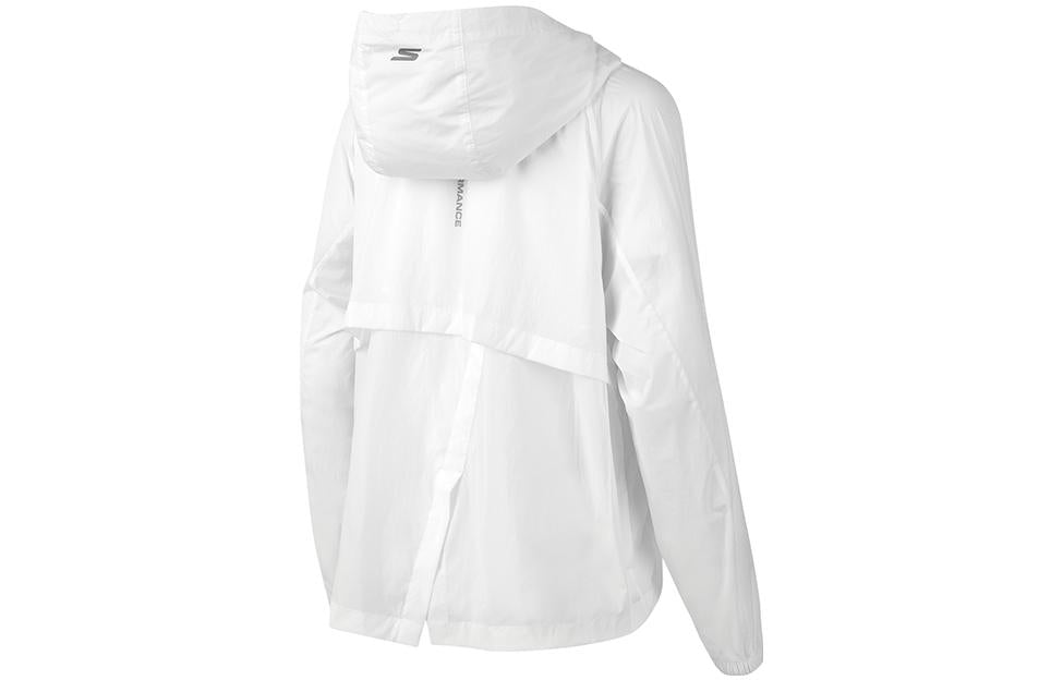 (WMNS) Skechers Sport Hooded Jacket 'White' P223W022-0019