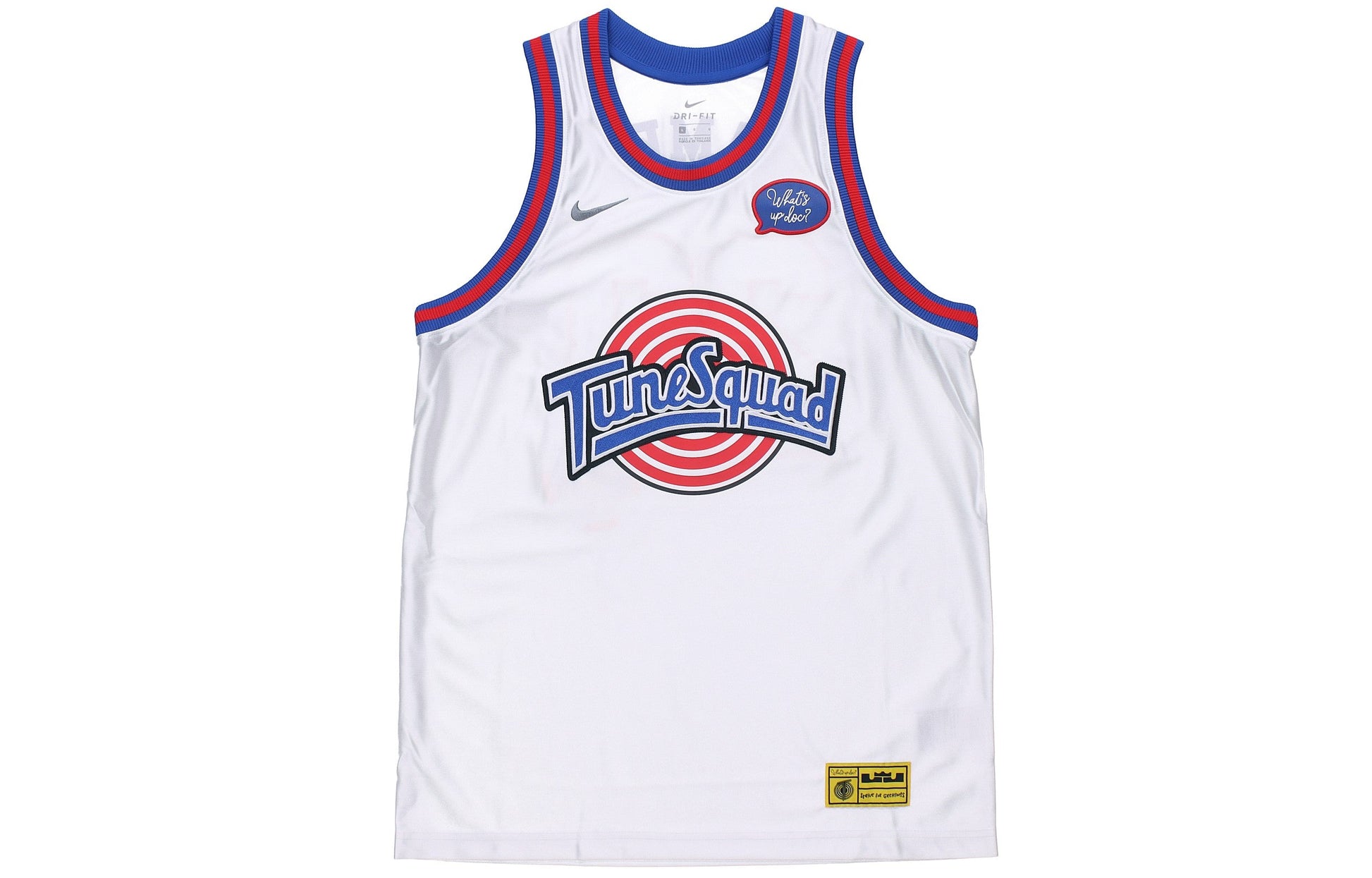 Nike NBA Large Dunk 2 Space Jam LeBron James 23 Large Jersey White CW4279-100