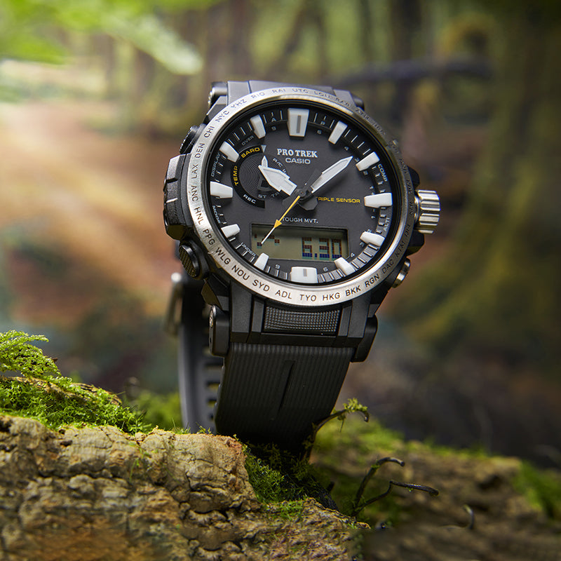 Casio Pro Trek Classic Outdoor Analog-Digital Watch 'Black Silver' PRW-61-1APR