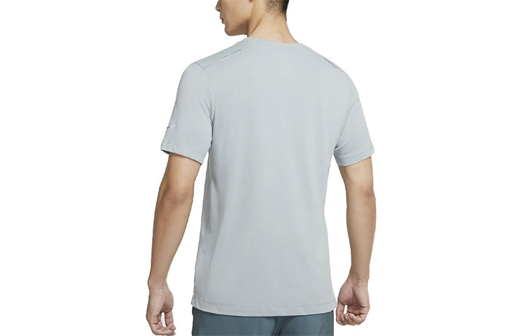 Nike Sportswear Fast-Dry Knitting Casual Sport Short Sleeve Men's Grey DJ7816-040