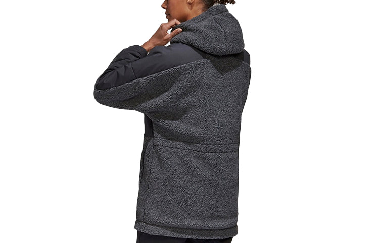 (WMNS) adidas Xplr Sher Par Hooded Jacket Gray GI7635