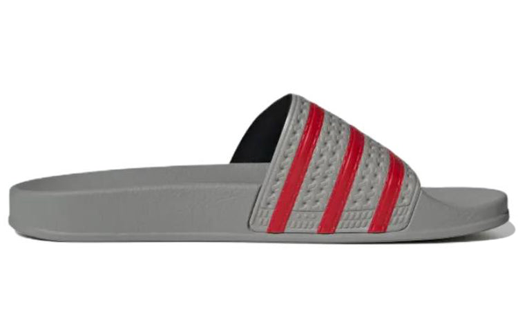 adidas originals Adilette slides Casual Wear-Resistant Grey Red Unisex Slippers 'Grey Red' GY3737